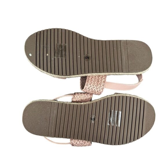 a.n.a. A New Approach Sandals Flatform Beatrice Model Pink Blush Women's Size 9M - Picture 11 of 12